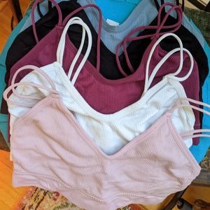 5 pack bralettes